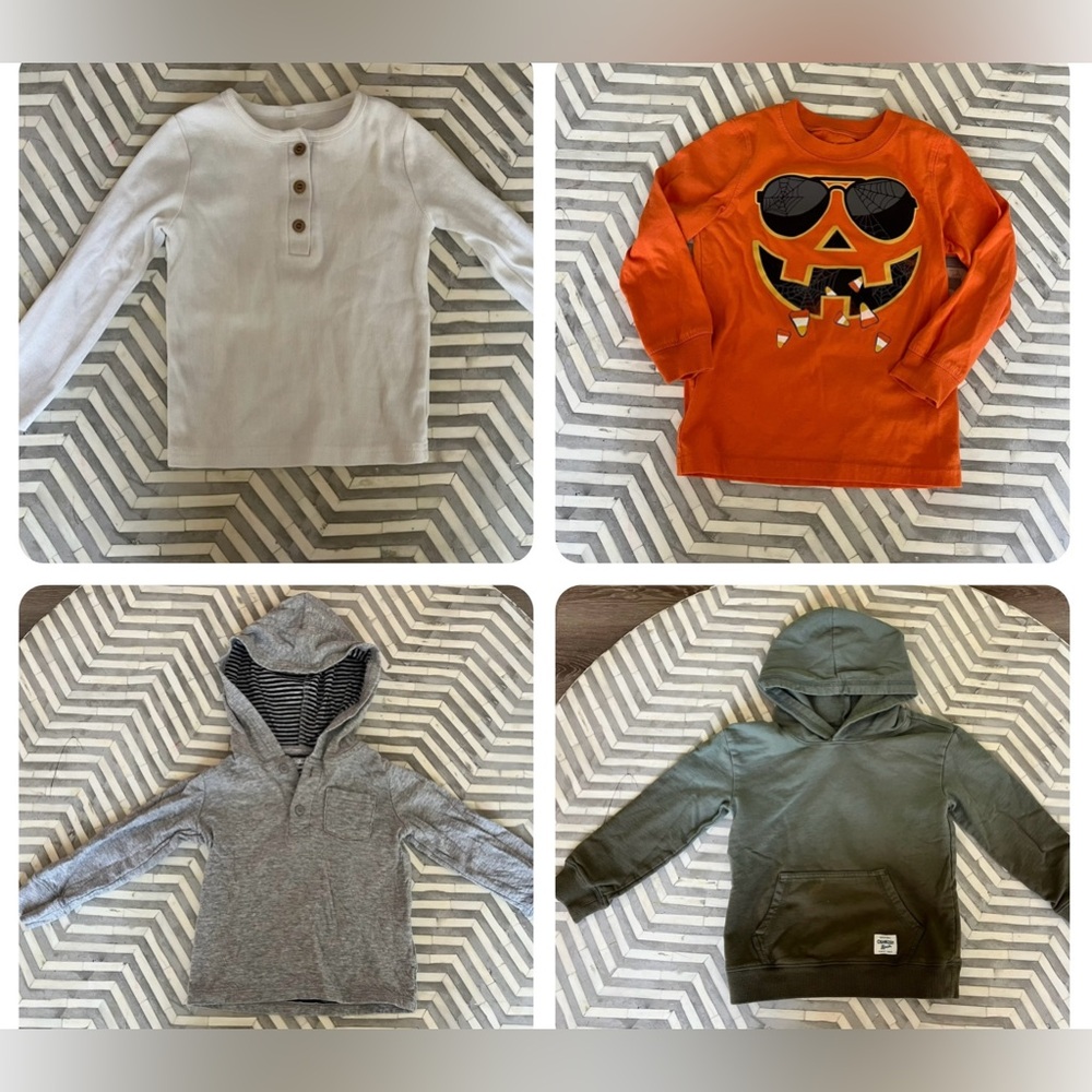 Cozy & Cute Boys Winter Shirts Bundle – 3T